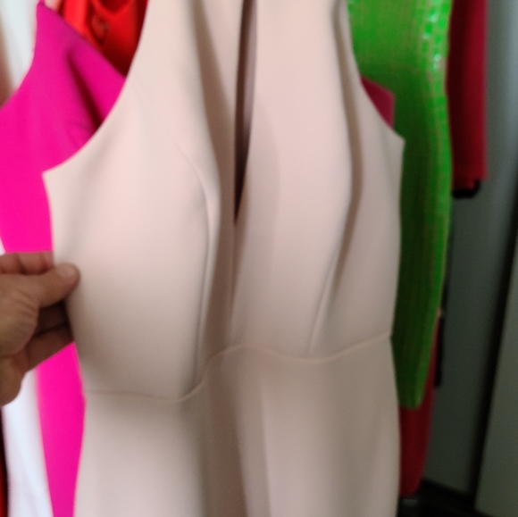 BCBGMAXAZRIA Womens Racerback Halter Gown - Picture 8 of 8